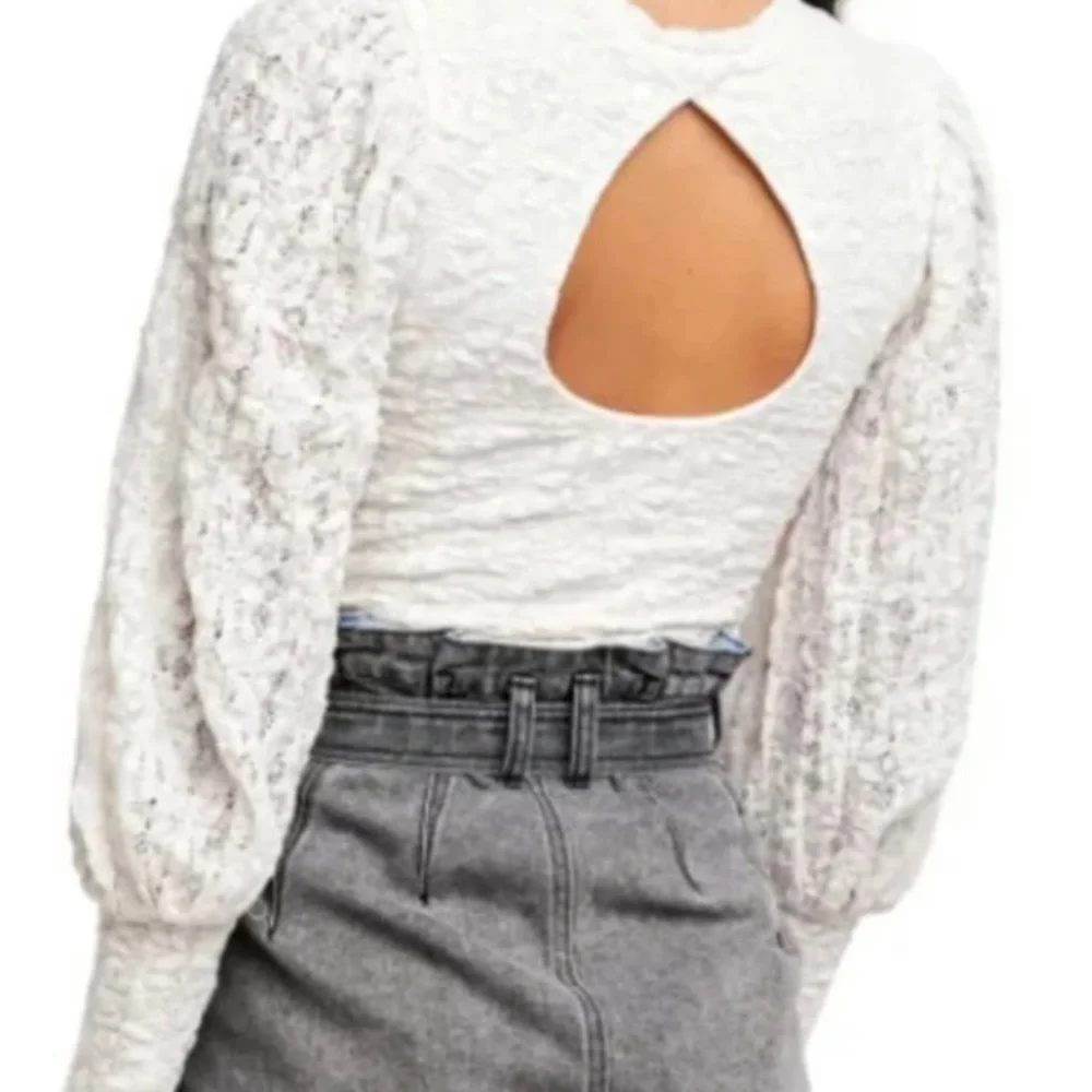 Free People NEW Jasmine Tea Time Blouse Size Small